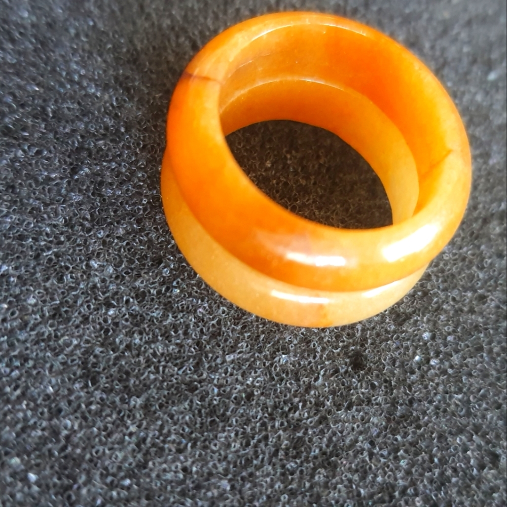 Cat-eye stone ring - Picture 3 of 3